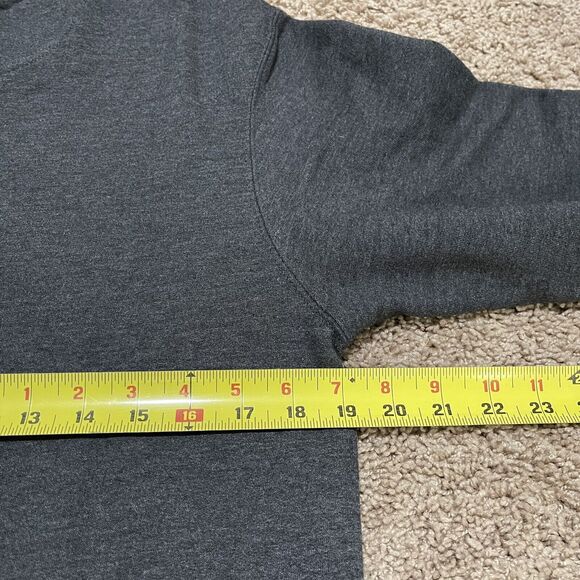 Disney Sweatshirt Womens Small Charcoal Grey Mickey and Minnie Therma Crewneck - Picture 9 of 9